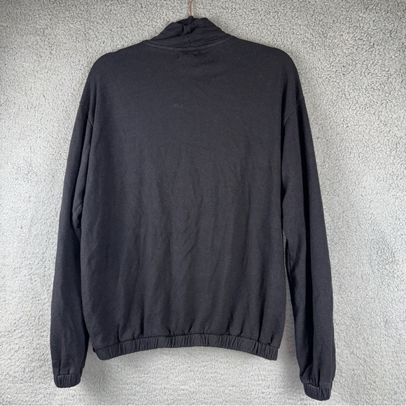 Sundry for Evereve Sweater Womens Small Black Funnel Neck Coquette Girl Y2K - Picture 4 of 7